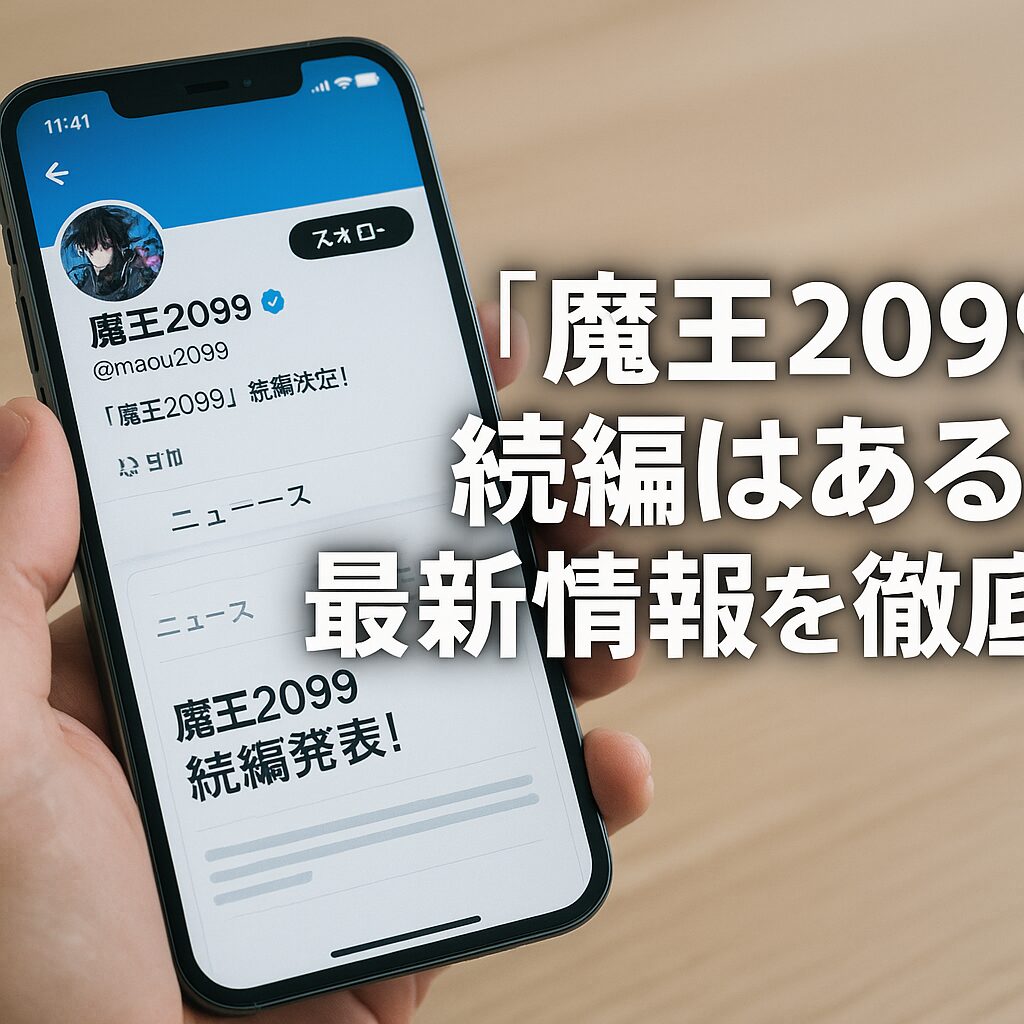 『魔王2099』続編はある?最新情報を徹底調査
