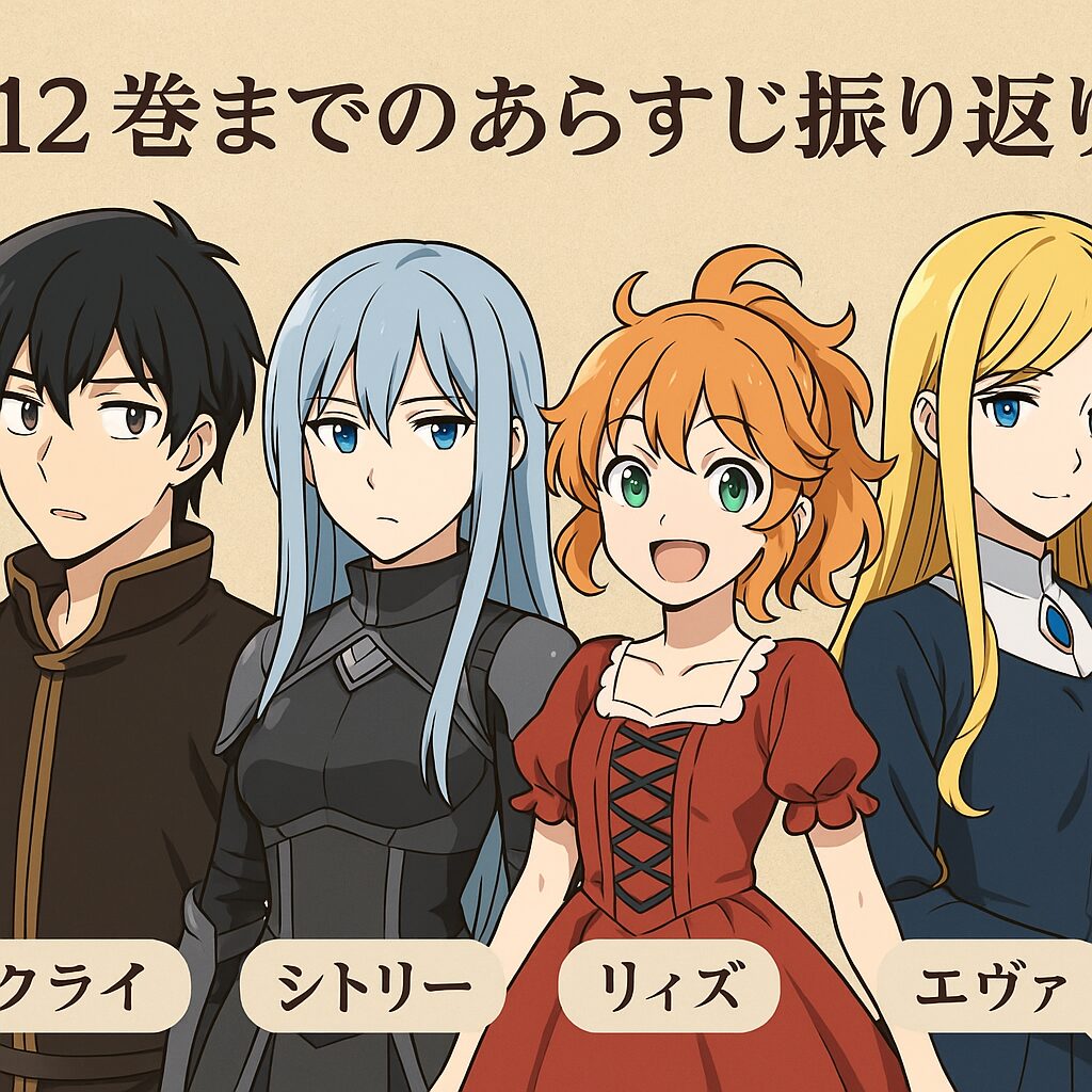 嘆きの亡霊は引退したい12巻までのあらすじをキャラクターごとに振り返り