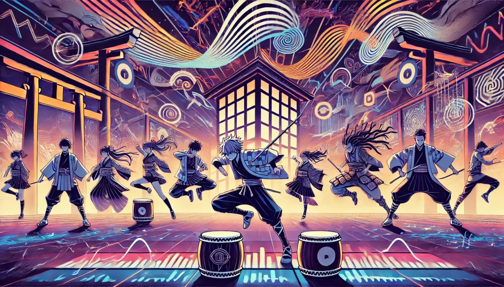囃子・ダンス・演出面の「音」と「動き」にも元ネタあり