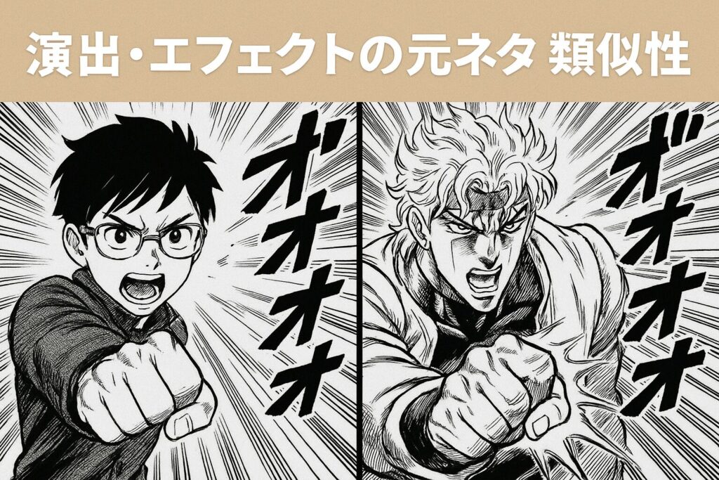 演出・エフェクトの元ネタと類似性